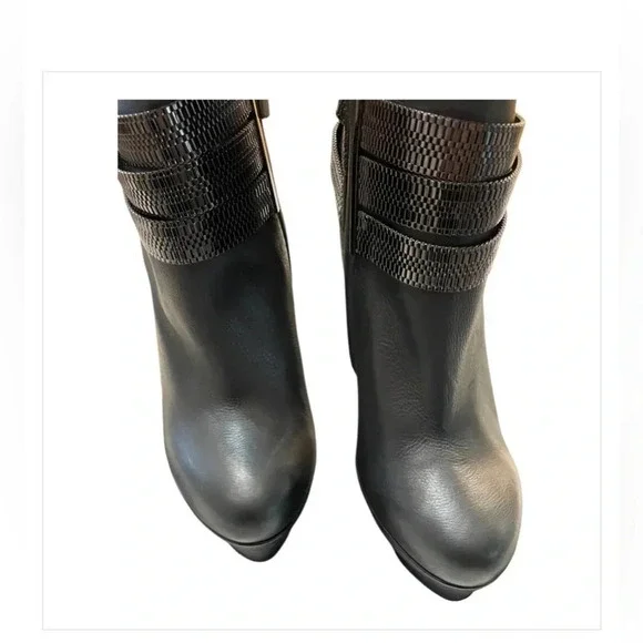 RODO LEATHER HEELS MADE IN ITALY NIB SIZE 9.5